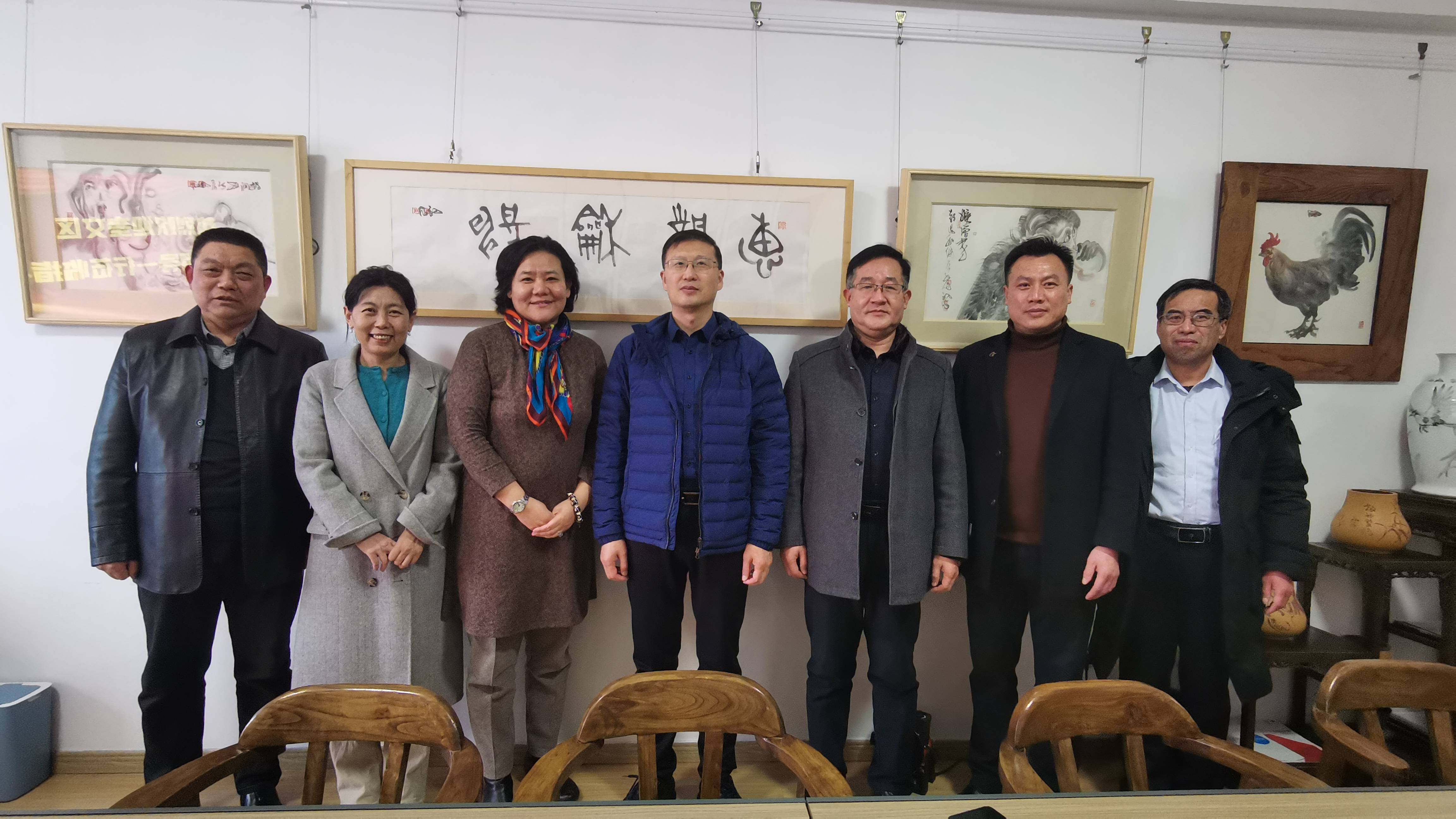 奎文区工商联领导一行莅临协会指导工作