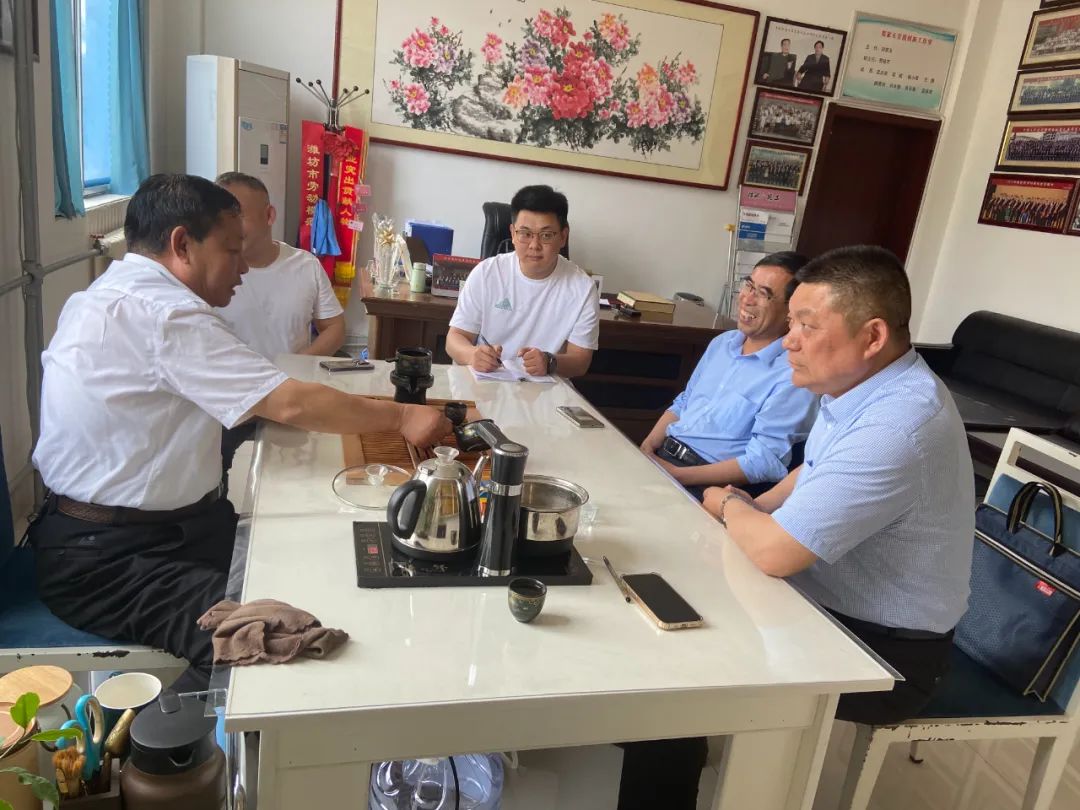 潍坊市奎文区信息产业协会一行赴寿光市防水行业协会走访交流