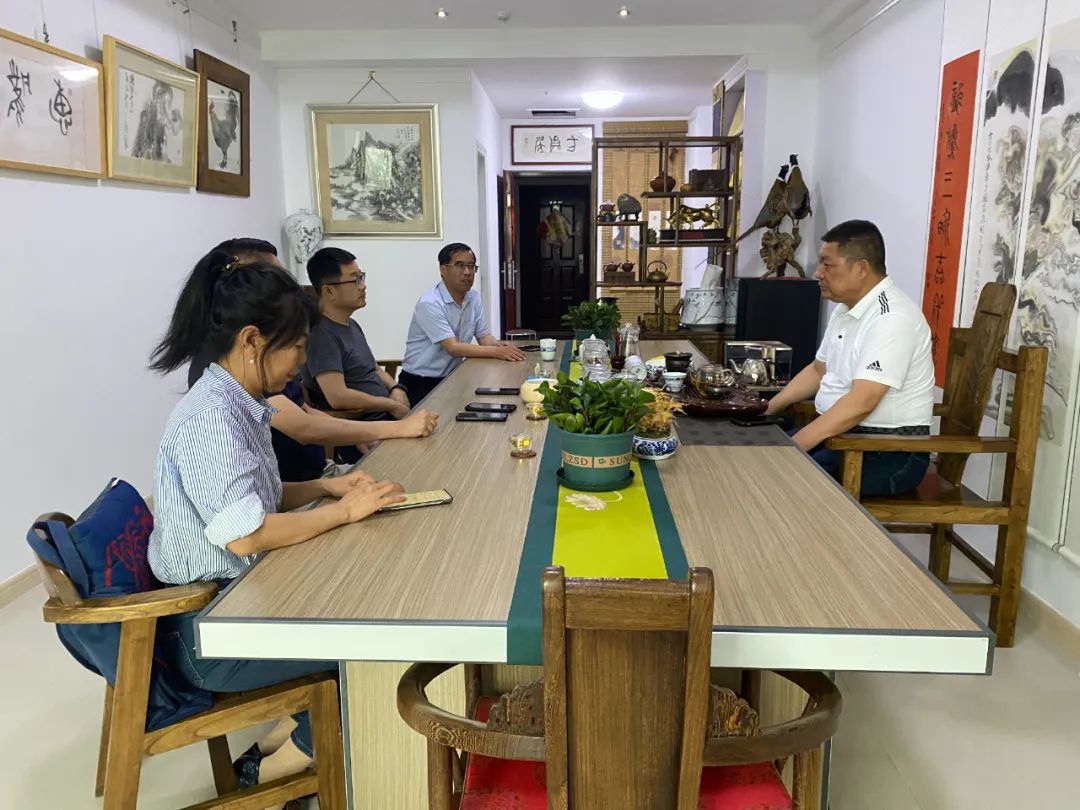 热烈欢迎国合未来公司领导一行来奎文区信息产业协会走访交流